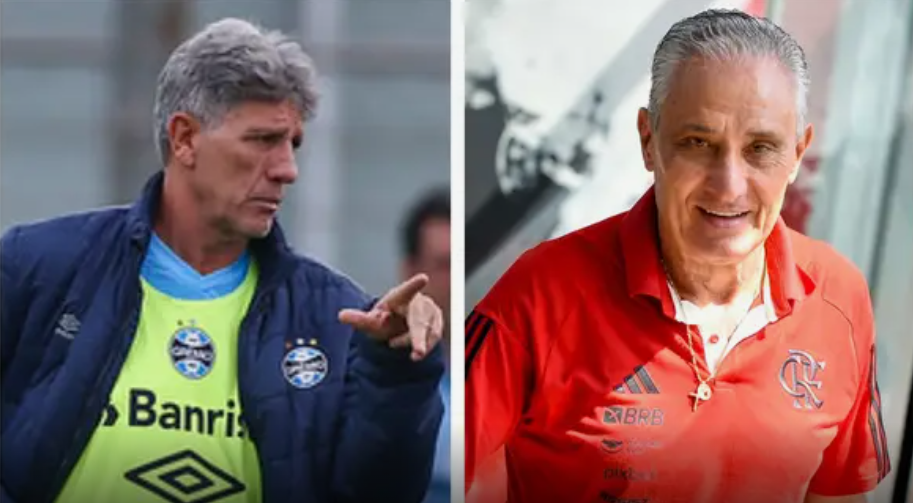 Renato se vê pressionado no cargo, enquanto Tite inicia trabalho no Flamengo