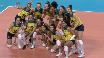 Brasileiras conquistaram vitória tranquila por 3 sets a 0 