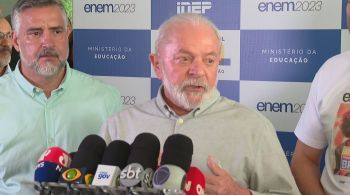 Presidente conversou com a imprensa após a visita e reforçou que o governo tem se esforçado para sanar o problema da falta de luz