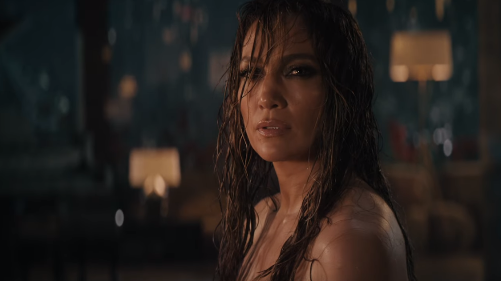 Jennifer Lopez durante um teaser do álbum "This Is Me... Now", que será lançado em 16 de fevereiro de 2014