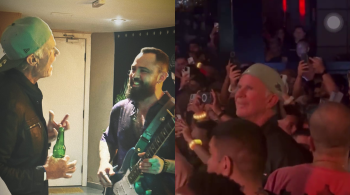 Vídeo em que Chad Smith aparece no show sertanejo viralizou nas redes sociais