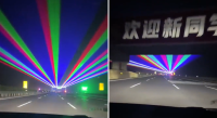 China testa lasers gigantes para evitar que motoristas durmam ao volante; veja