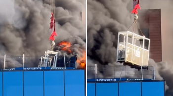 Acidente aconteceu em obra na cidade de Reading, na Inglaterra