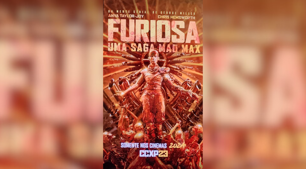 Primeira arte do filme Furiosa, prequel de Mad Max: Estrada da Fúria