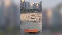 Criminosos fazem arrastão em praias de São Vicente, no litoral de São Paulo