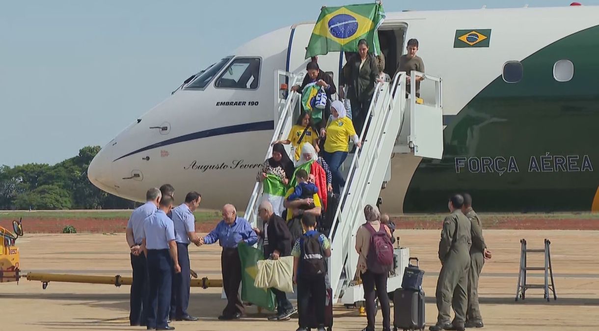 Primeiro grupo de repatriados da Cisjordânia chegou ao Brasil no dia 14 de novembro