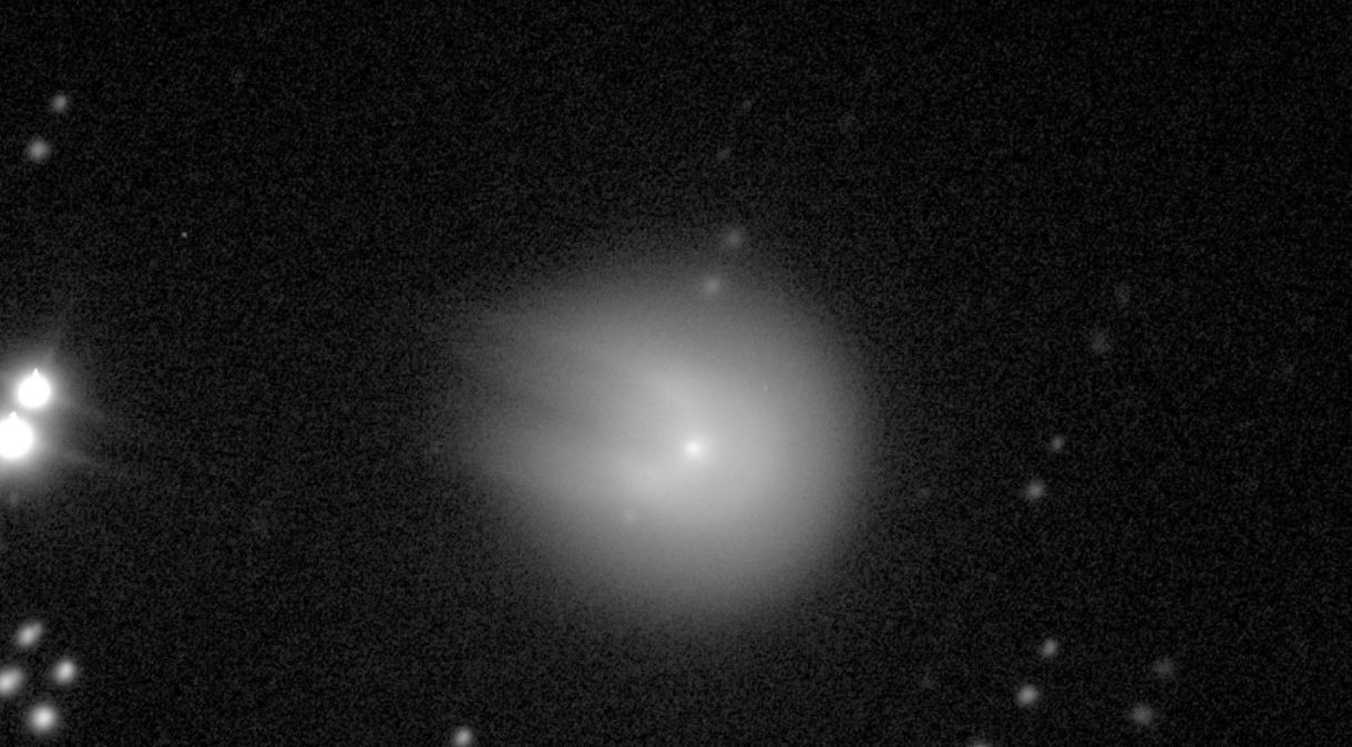 Imagem do "Cometa do Diabo" (12P/Pons-Brooks) registrada por astrônomos amadores