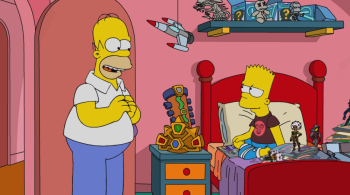"Não faço mais isso. Os tempos mudaram." afirma Homer na histórica 35ª temporada