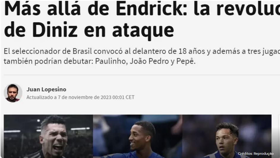 Paulinho é um dos destaques em jornal espanhol