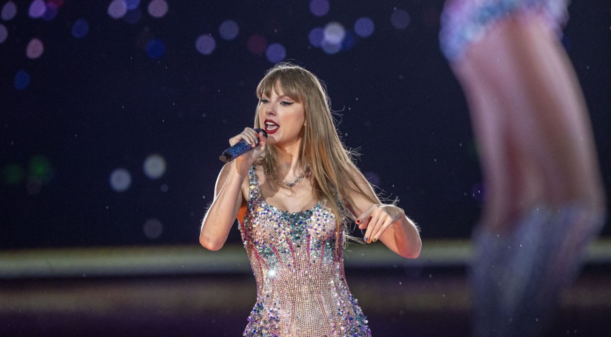 A cantora norte-americana Taylor Swift realizou show em São Paulo e Rio de Janeiro.