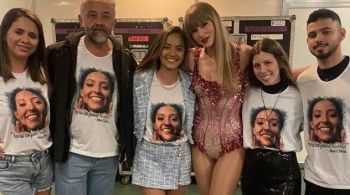 Familiares foram vistos na área VIP do estádio, durante a última noite da "The Eras Tour" no Brasil