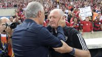 Flamengo x Atlético-MG: Tite e Felipão se abraçam após anos de atritos