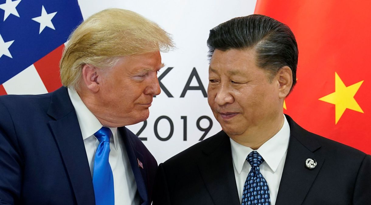 U.S. President Donald Trump meets with China's President Xi Jinping at the start of their bilateral meeting at the G20 leaders summit in Osaka, Japan, June 29, 2019.
