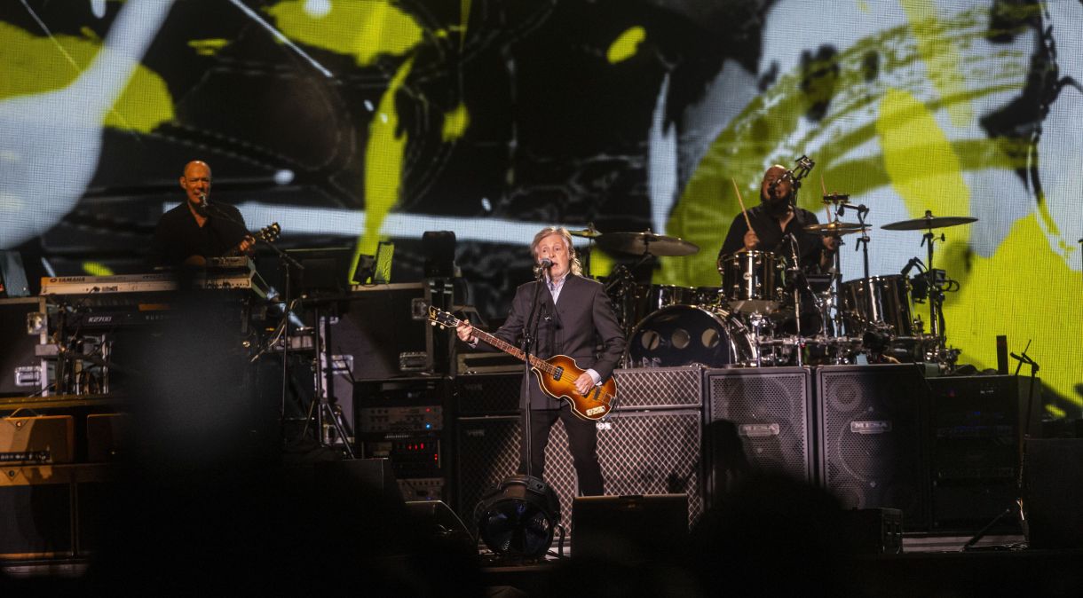 Paul McCartney em primeiro show da turnê "Got Back" em São Paulo