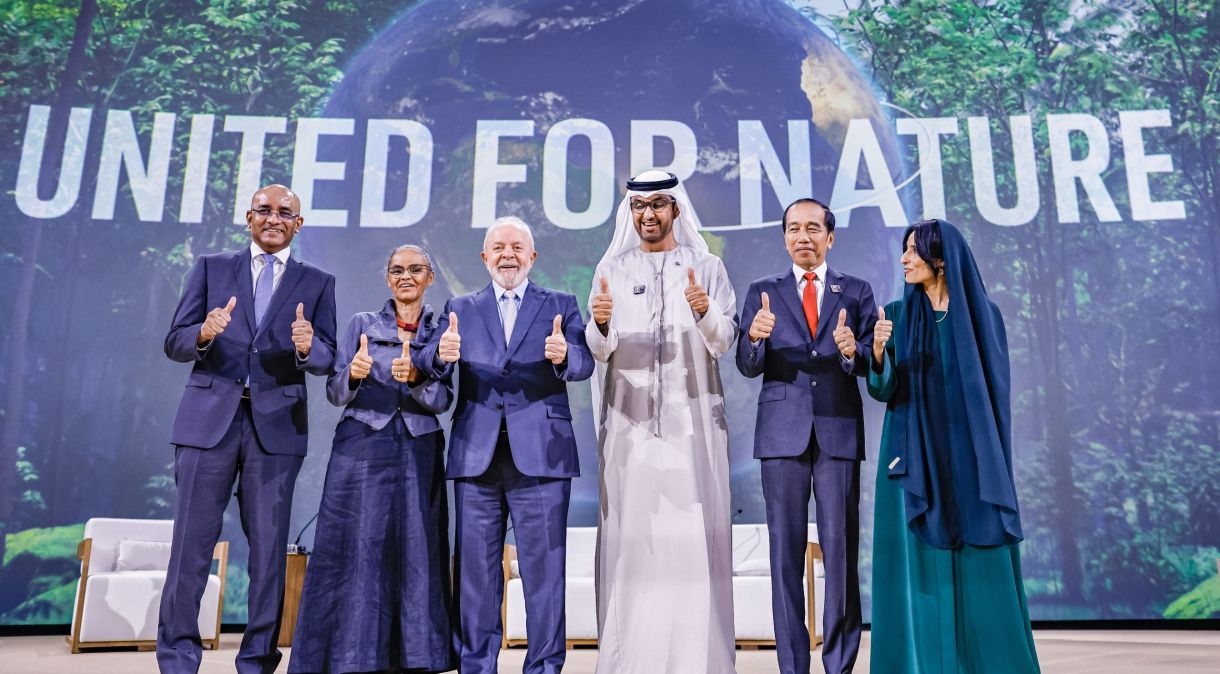 Lula ao lado de Marina Silva na COP28