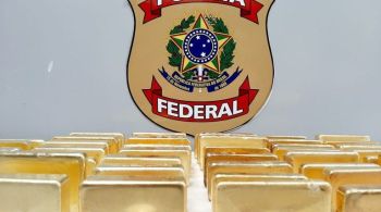 Carga continha 42 barras de ouro de garimpo ilegal avaliada em R$ 15 milhões