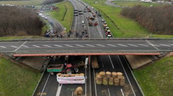 Ato provocou longos engarrafamentos nas rodovias que ligam Paris à Bélgica 