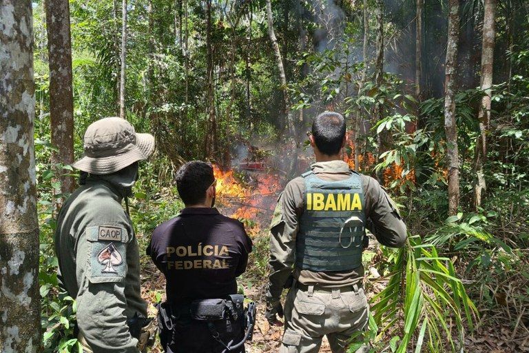 Operações contra o garimpo ilegal nas Terras Indígenas Yanomami