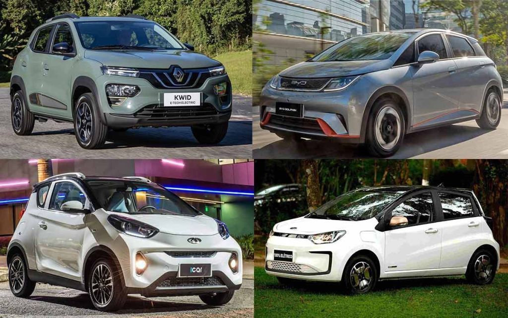 Modelos produzidos na China lideram ranking de carros elétricos mais baratos