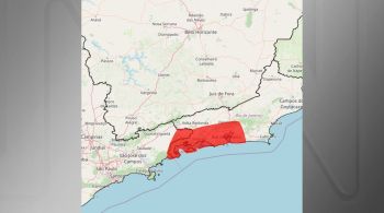 Áreas afetadas, conforme o alerta divulgado pelo Inmet, serão o Sul Fluminense, Vale do Paraíba Paulista, Região Metropolitana do Rio de Janeiro e regiões de baixadas dos dois estados