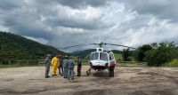 Queda de helicóptero: operação para resgatar corpos é suspensa