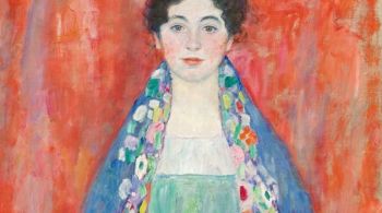 “Retrato de Fräulein Lieser”, do artista Gustav Klimt, foi feito no ano de 1917, um ano antes da morte do artista