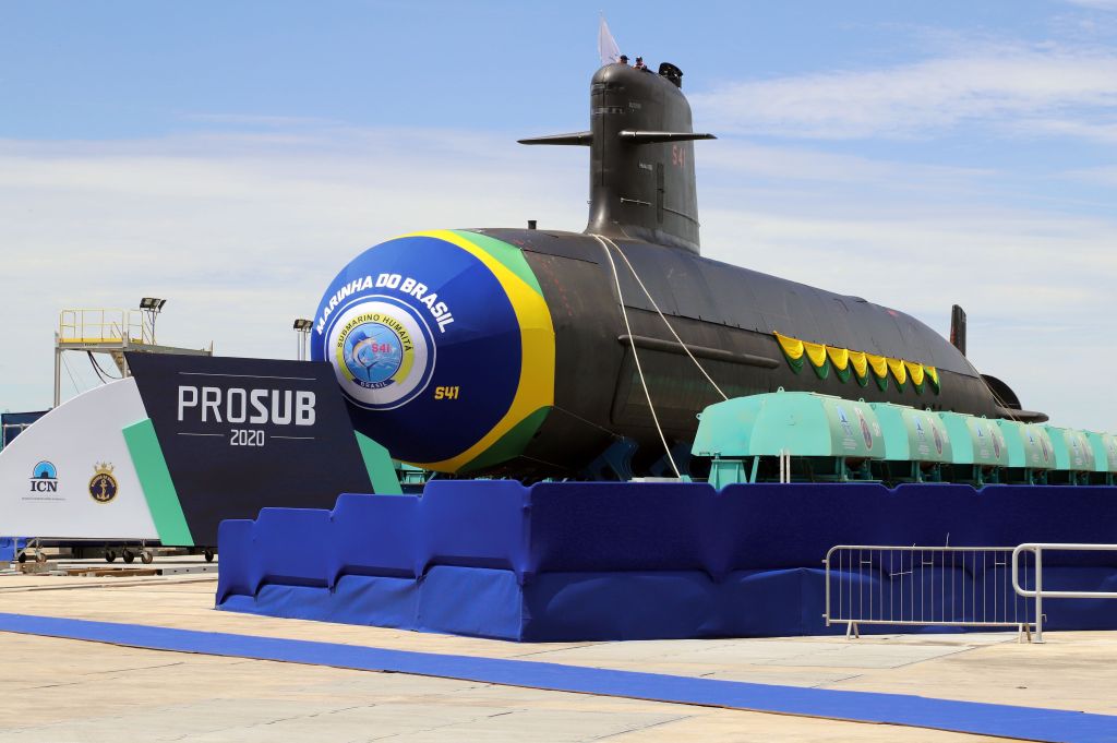 Submarino Humaitá foi entregue nesta sexta-feira (12)