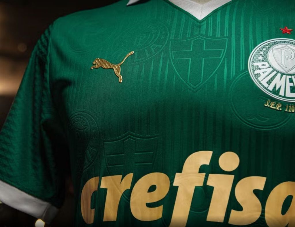 Nova camisa do Palmeiras, lançada nesta sexta-feira (26)