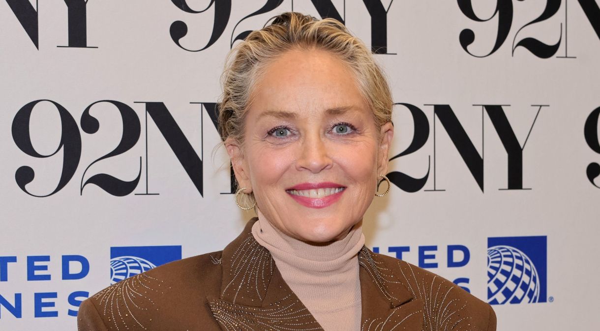 Sharon Stone em evento em Nova York