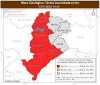 Defesa civil emite alerta de risco geológico para Belo Horizonte devido às chuvas