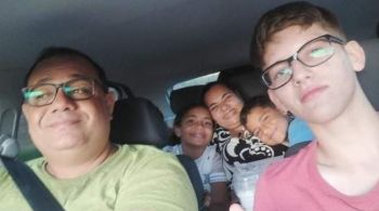 Carro da família colidiu de frente com uma carreta na BR-116, próximo ao município de Milagres