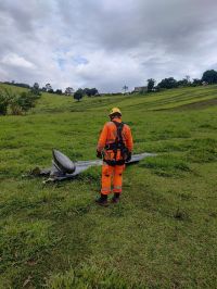 Corpo de Bombeiros confirma 7 mortos em queda de avião em Minas Gerais