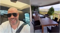 Vídeo: Adriano Imperador mostra detalhes de varanda luxuosa em novo apartamento