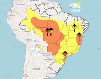 Três regiões do Brasil têm alerta de perigo para chuvas intensas, diz Inmet