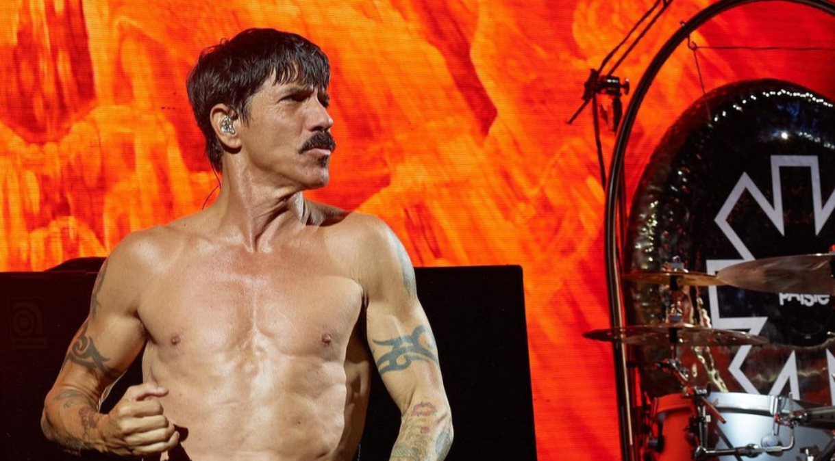 Anthony Kiedis é vocalista do Red Hot Chilli Peppers