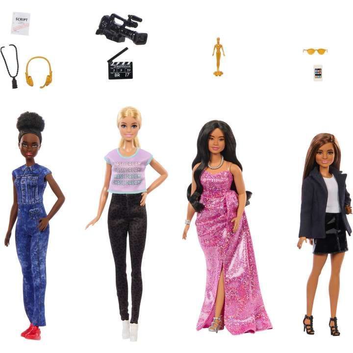 Coleção de "Mulheres no Cinema" da Barbie contém acessórios