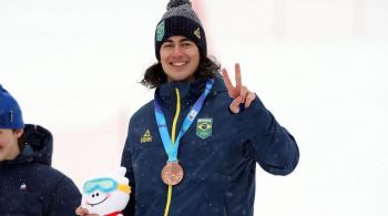 Zion Bethonico garantiu o bronze no snowboard cross nos Jogos Olímpicos de Inverno da Juventude