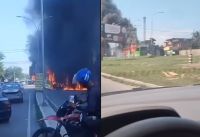 Ônibus são incendiados após tiroteio em Duque de Caxias (RJ)