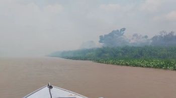 Fogo persiste por mais de cinco dias na Serra do Amolar, em Mato Grosso do Sul