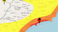 São Paulo e Rio têm alerta vermelho para chuva; litoral pode ser afetado