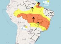 Inmet mantém alerta de perigo para chuvas fortes em 12 estados até sexta-feira (5)