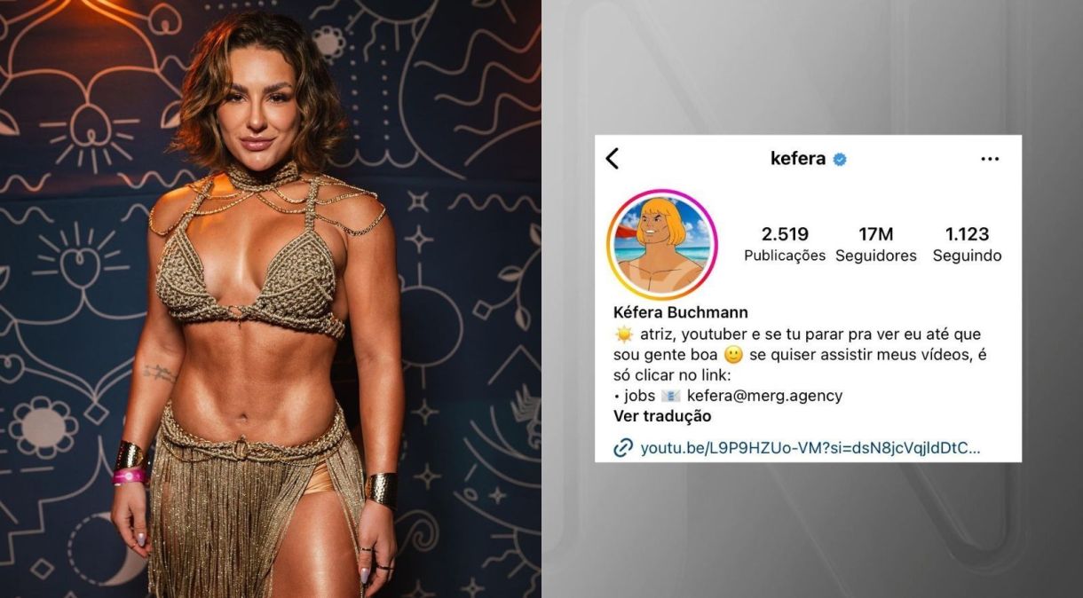 Kéfera coloca foto de He-Man no Instagram após comentários sobre seu corpo.