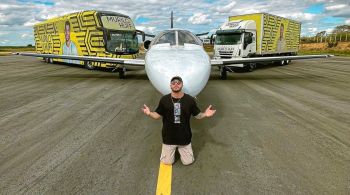 Cantor, que está em turnê nos EUA, contou que jatinho caiu em vala no aeroporto de Goiânia (GO) durante manutenção