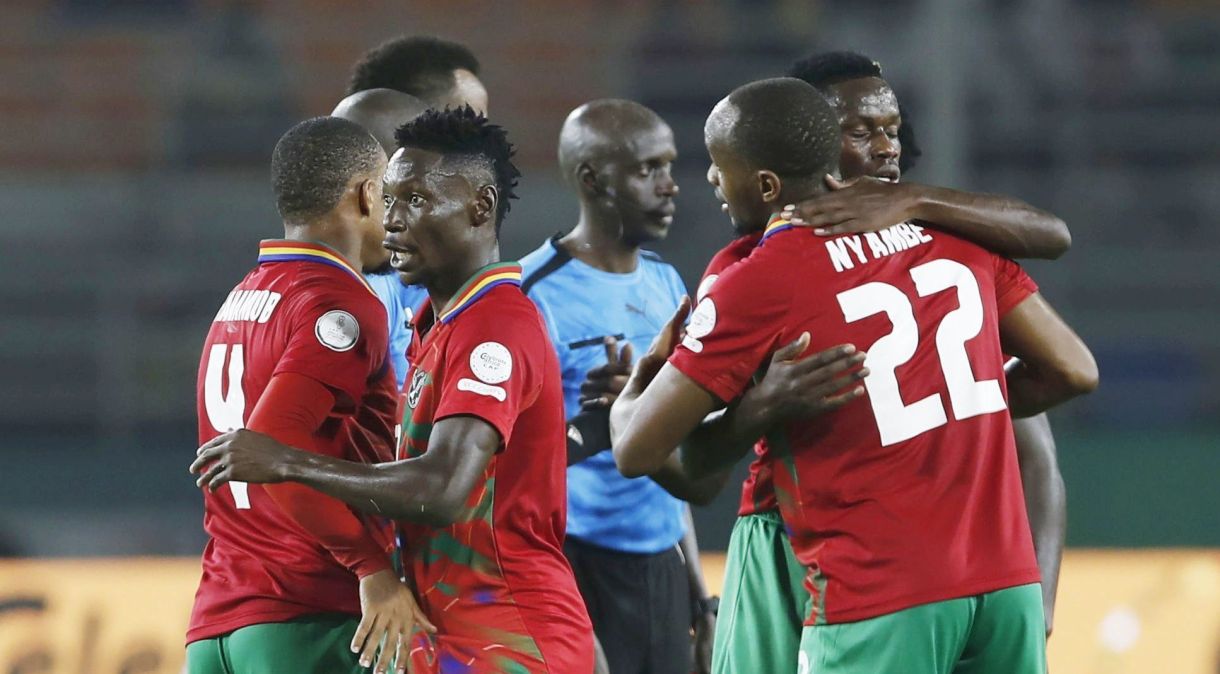 Namíbia surpreendeu a Tunísia e venceu na estreia da Copa Africana de Nações