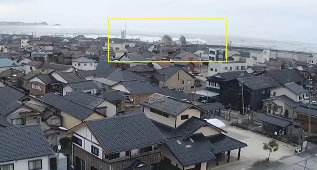 Onda menor de tsunami provocada pelo terremoto no Japão atinge cidade de Suzu, sem gerar problemas