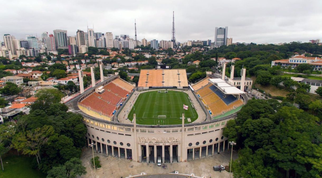 Estádio do Pacaembu antes da reforma