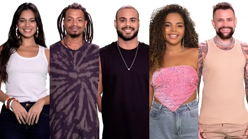 Quinto Paredão do BBB 24 tem cinco participante do reality show sob risco de eliminação do programa