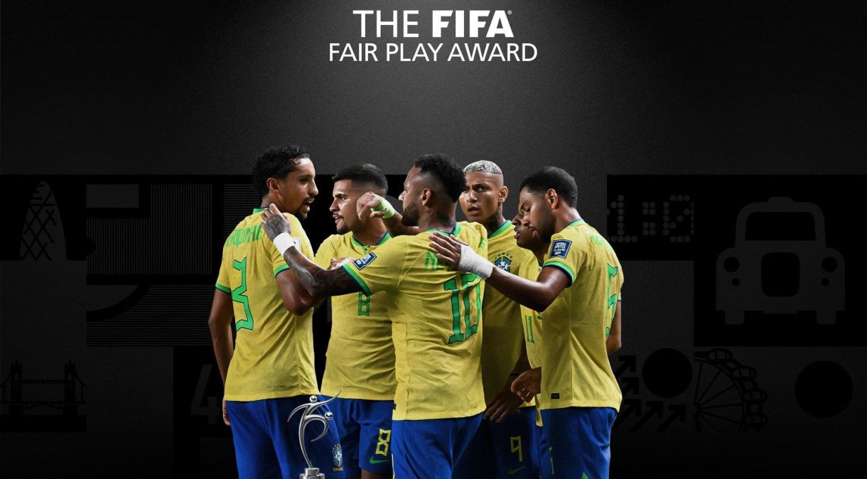 Seleção Brasileira venceu o Prêmio Fair Play, da Fifa