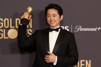 Globo de Ouro: Ali Wong e Steven Yeun fazem história com vitórias de "Treta"