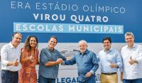 Ao lado de Paes, Lula inaugura ginásio e anuncia instituto federal no Rio de Janeiro